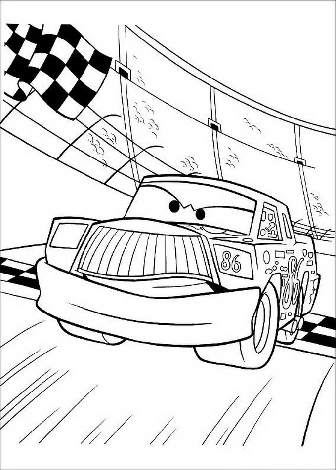 Plansa de colorat cu Cars pixar 114 18